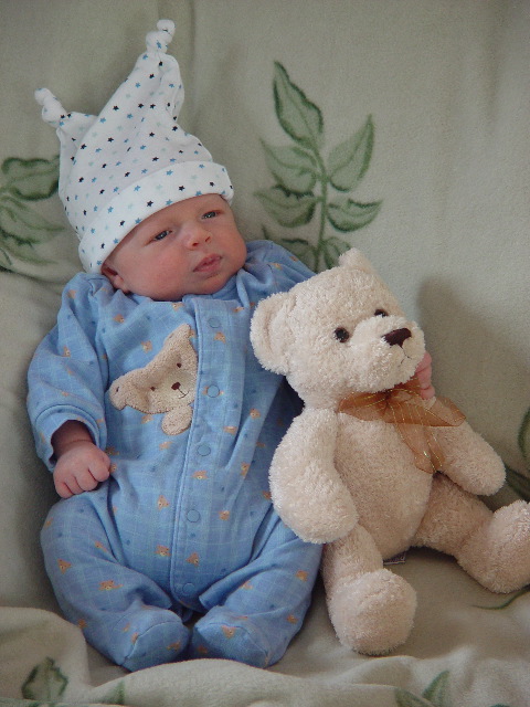Hat and Bear from Aunt Pam