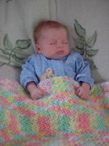 Jay's baby afgan made by his Mom